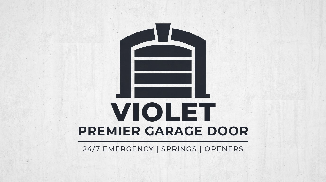 Violet Premier Garage Door Logo